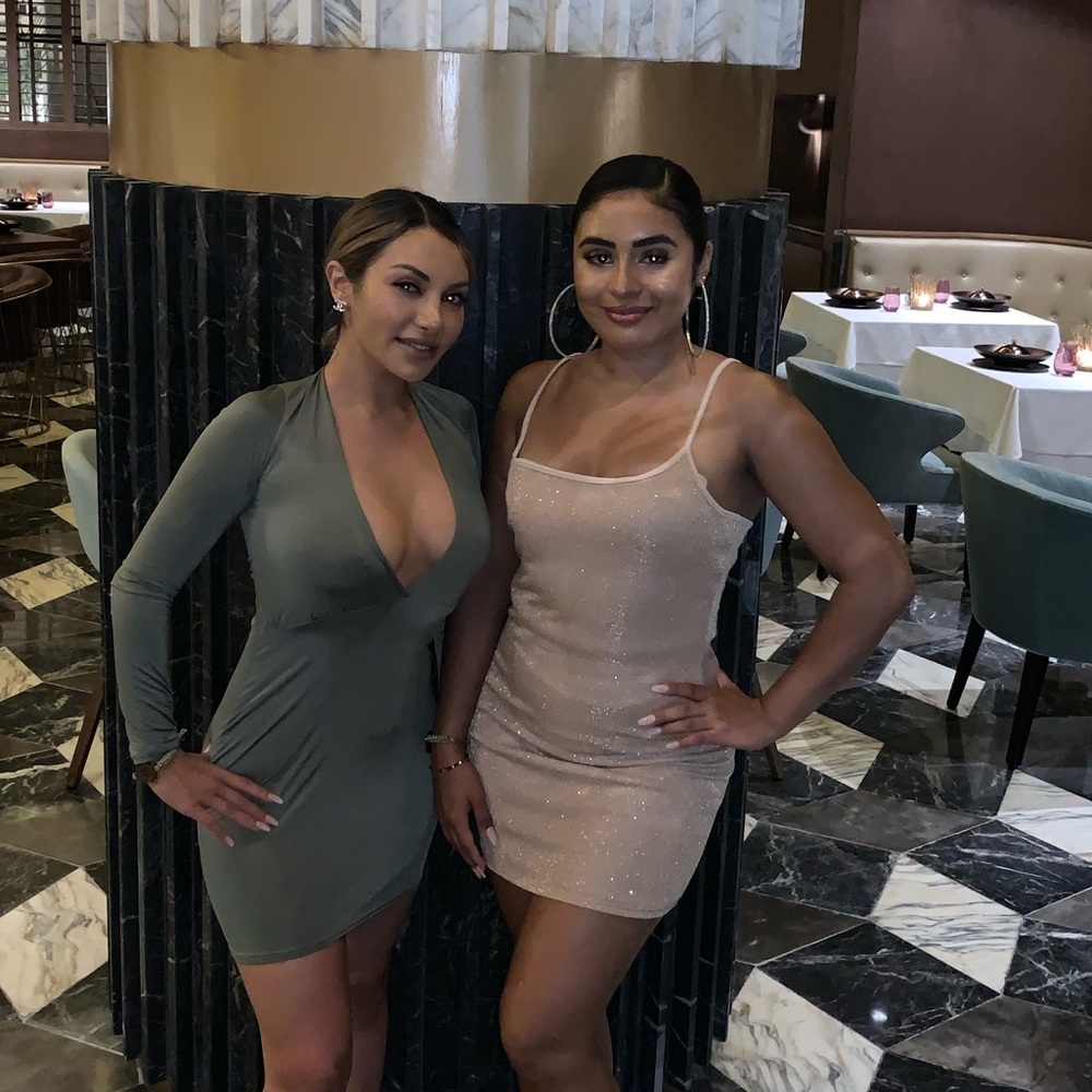 Gold dress